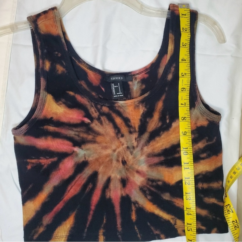 Forever 21 Tie Dye Crop Tank Top - Picture 6 of 7
